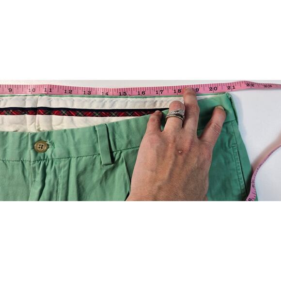 Polo Golf ralph lauren sea green sz 42 pleated fairway twill golf preppy shorts - Picture 7 of 8